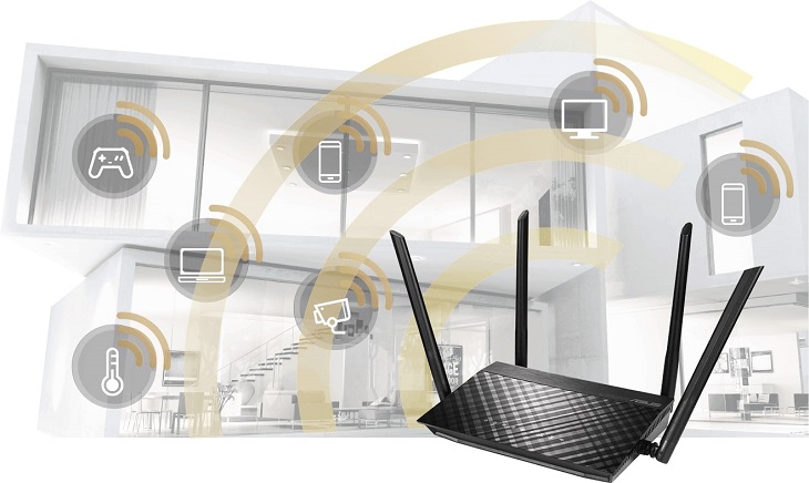 TNC Store Router Wifi AC1500 Asus RT AC59U
